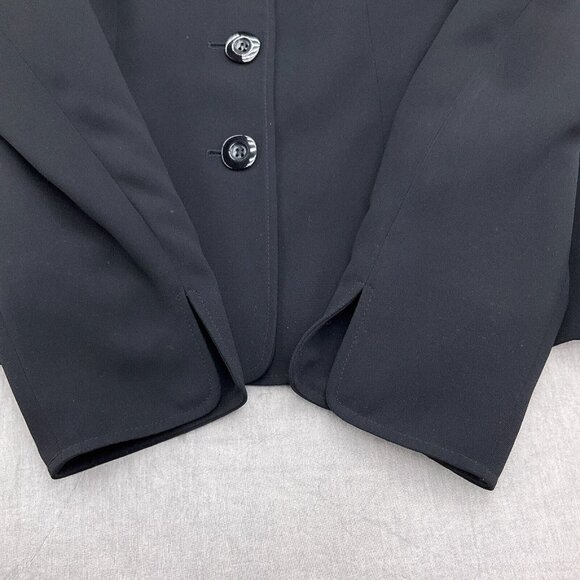 Suit Studio Skirt Set Women 10P Black Poly Lined Career Classic‎ - Picture 10 of 16